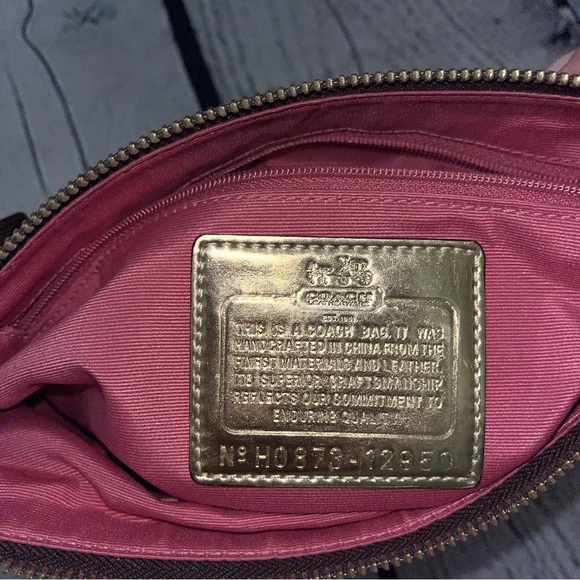 Vintage Y2K Coach Madison Op Art Signature Small Hobo Shoulder Bag - Picture 11 of 17